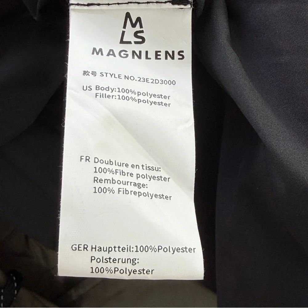 Magnlens Fishtail Olive Green Parka Jacket Size Medium - Picture 15 of 16